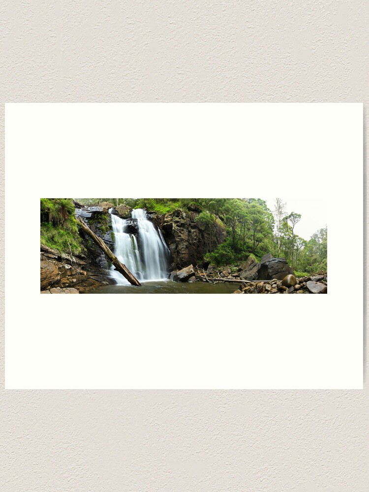 Thumbnail 1 of 3, Art Print, Stevenson's Falls, Otways National Park, Australia designed and sold by Chockstone.
