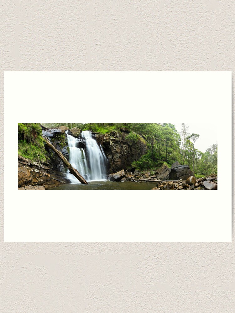 Thumbnail 1 of 3, Art Print, Stevenson's Falls, Otways National Park, Australia designed and sold by Chockstone.