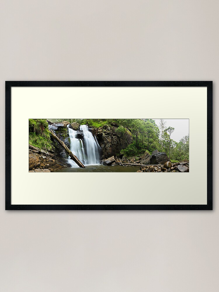 Thumbnail 1 of 7, Framed Art Print, Stevenson's Falls, Otways National Park, Australia designed and sold by Chockstone.