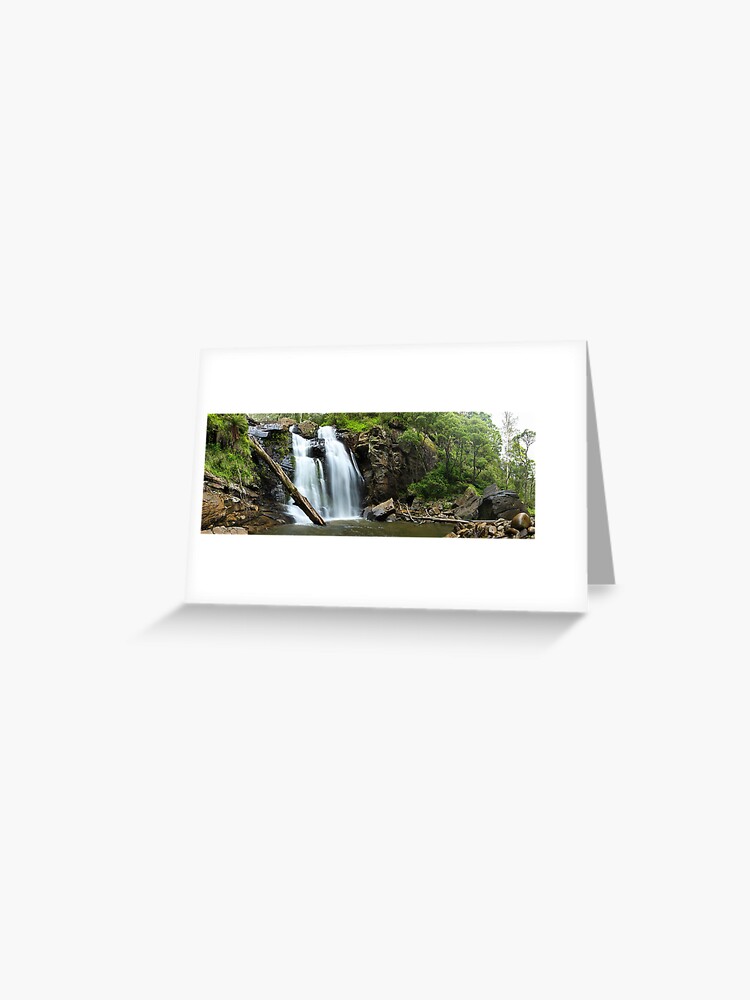 Thumbnail 1 of 2, Greeting Card, Stevenson's Falls, Otways National Park, Australia designed and sold by Chockstone.