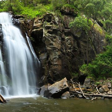 Artwork thumbnail, Stevenson's Falls, Otways National Park, Australia by Michael Boniwell