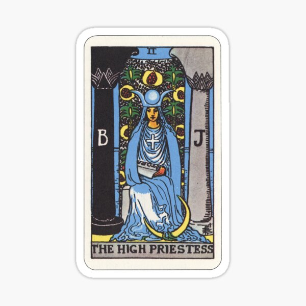 The High Pristesss - Tarot Sticker
