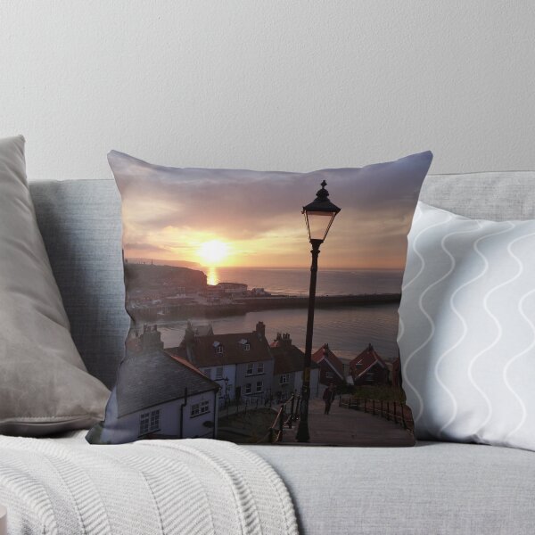 Item preview, Whitby at sunset from the Abbey steps designed and sold by Anna Myerscough.