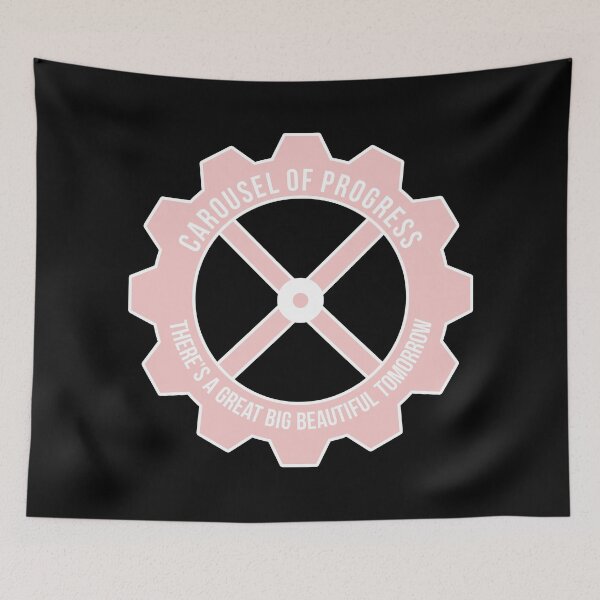 Item preview, Carousel of Progress Millennial Pink designed and sold by FandomTrading.