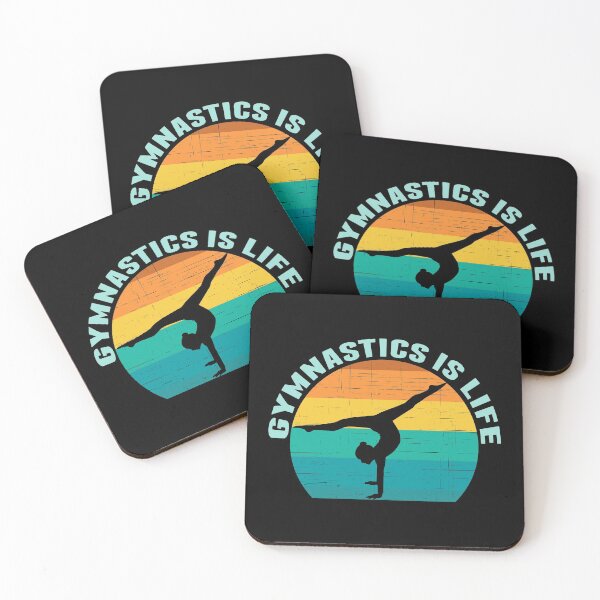 Item preview, Gymnastics is Life Cool Sunset Gymnast designed and sold by Epic Love Designs.