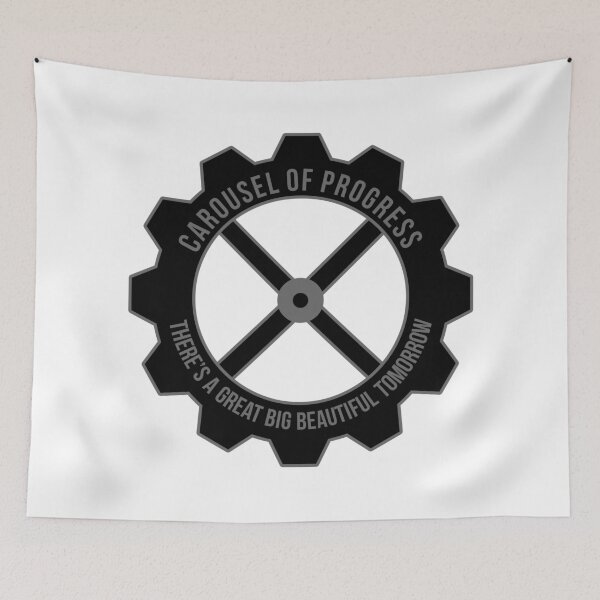 Item preview, Carousel of Progress Black designed and sold by FandomTrading.