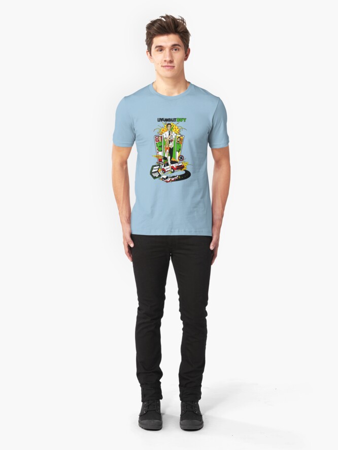Alternate view of Live and Let Buy Slim Fit T-Shirt