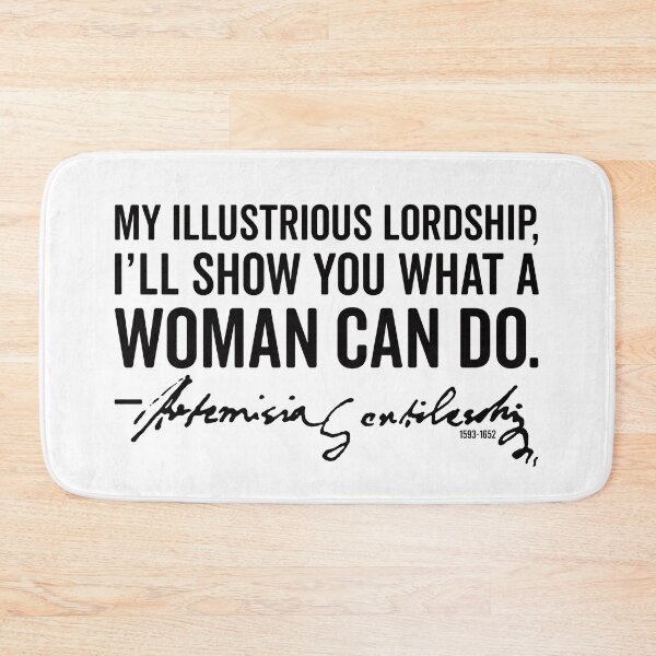 Item preview, Feminist  Artist Artemisia Gentileschi Quote Equality designed and sold by AugustDesign.