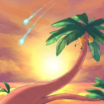 Artwork thumbnail, Kingdom Hearts Paopu Tree Destiny Islands by Mimzy Whimzy