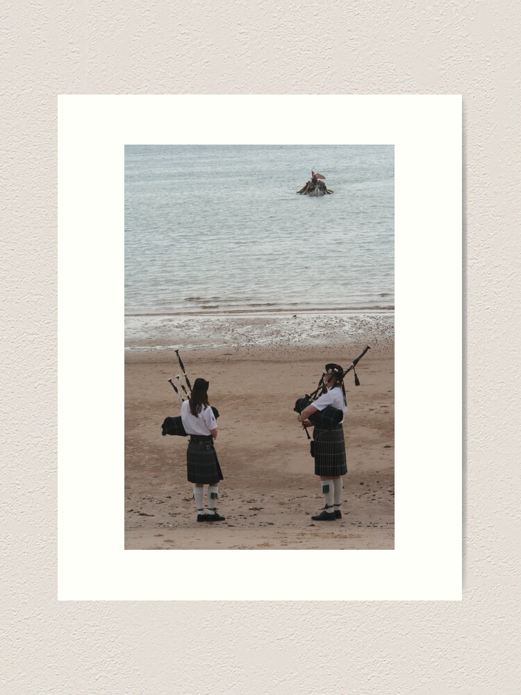 Alternate view of Piped In Art Print
