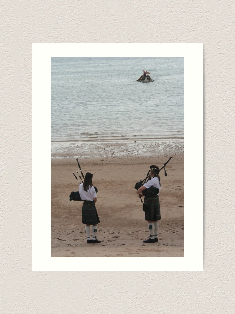 Alternate view of Piped In Art Print