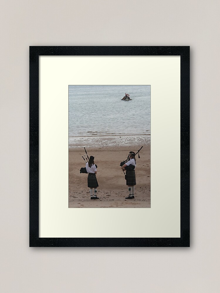 Alternate view of Piped In Framed Art Print