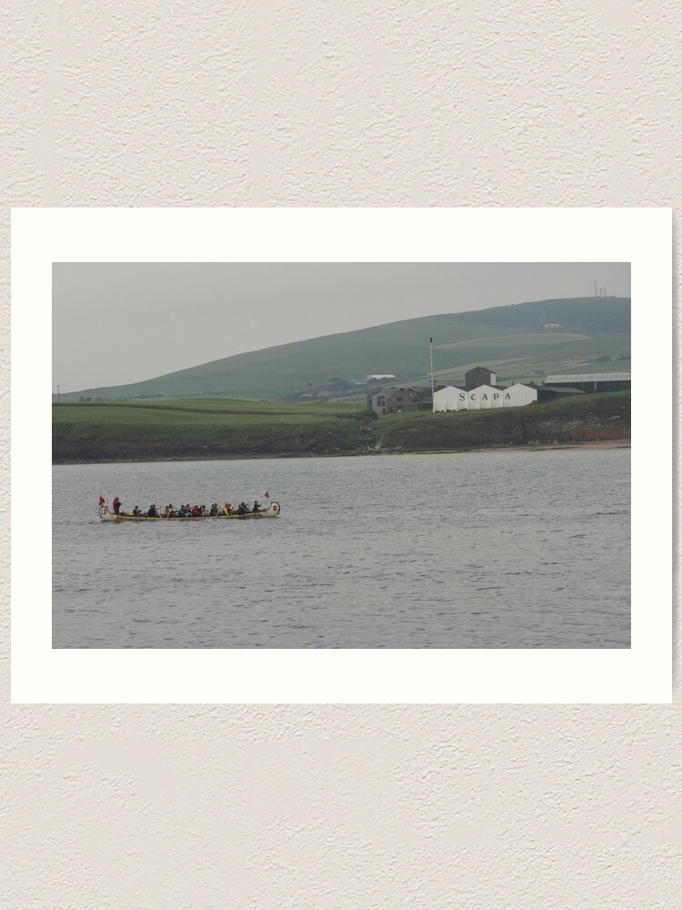 Alternate view of Safely at Scapa Art Print