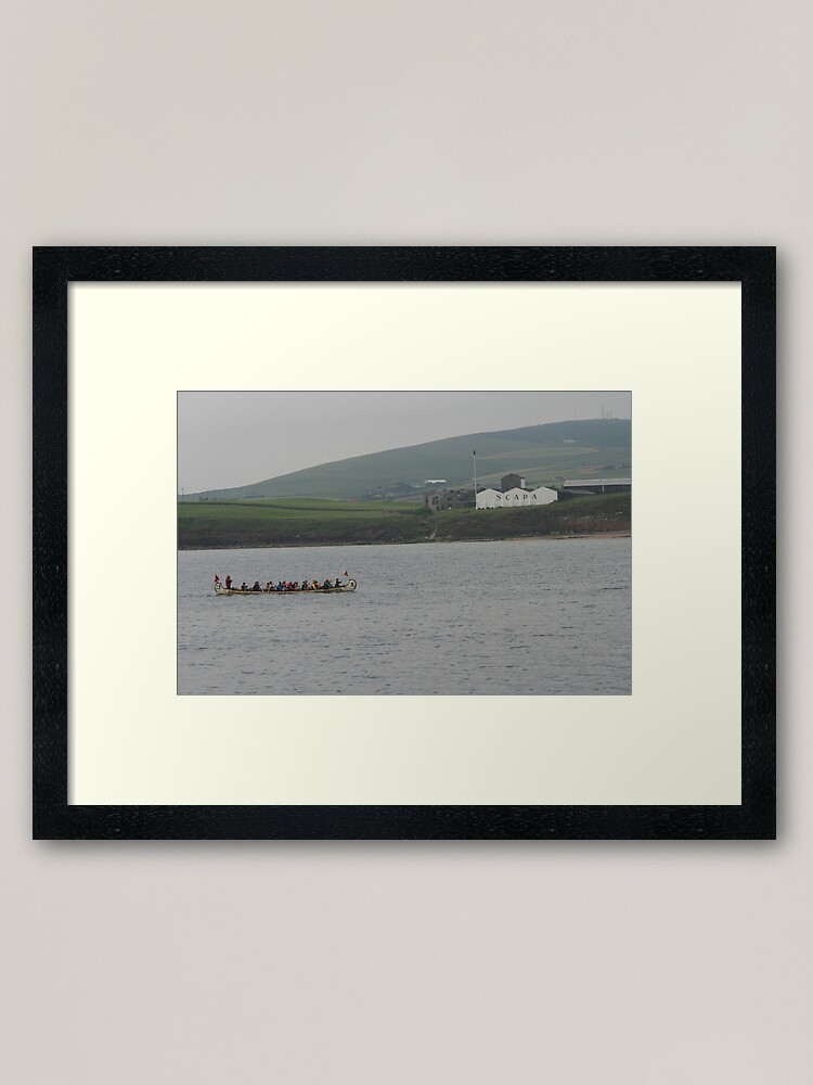 Alternate view of Safely at Scapa Framed Art Print