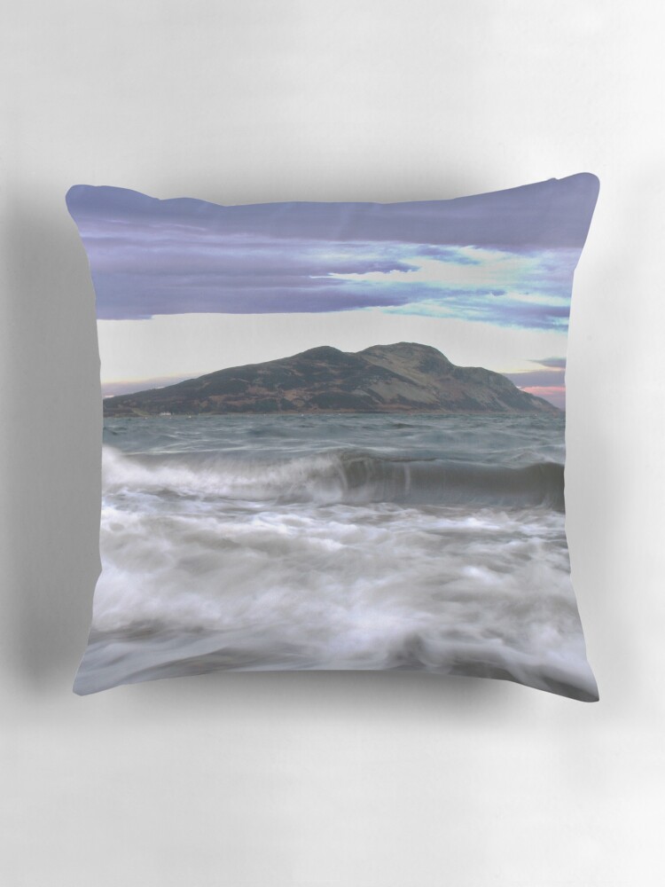 Thumbnail 3 of 4, Pillow, Twilight Holy Isle designed and sold by orcadia.