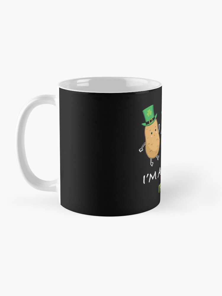 Irish Designed Pottery Mug with A Leprechaun Design