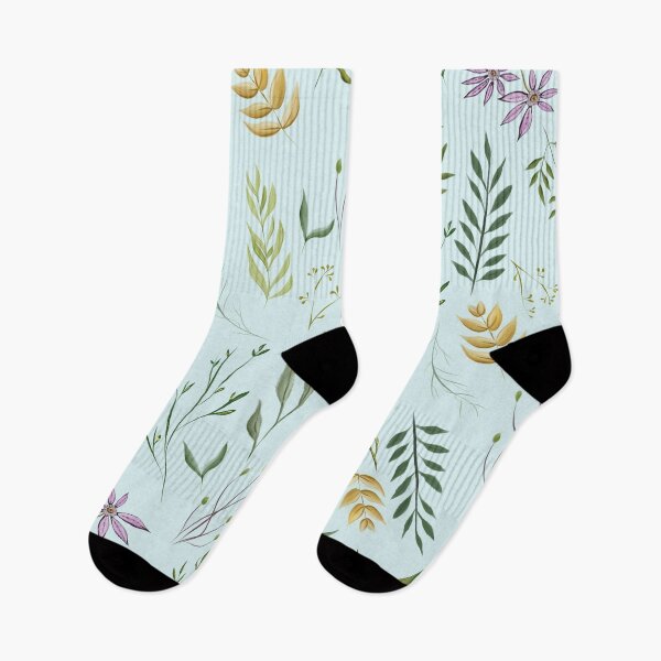 Item preview, Light Blue Floral Pattern designed and sold by Andreea Nae.