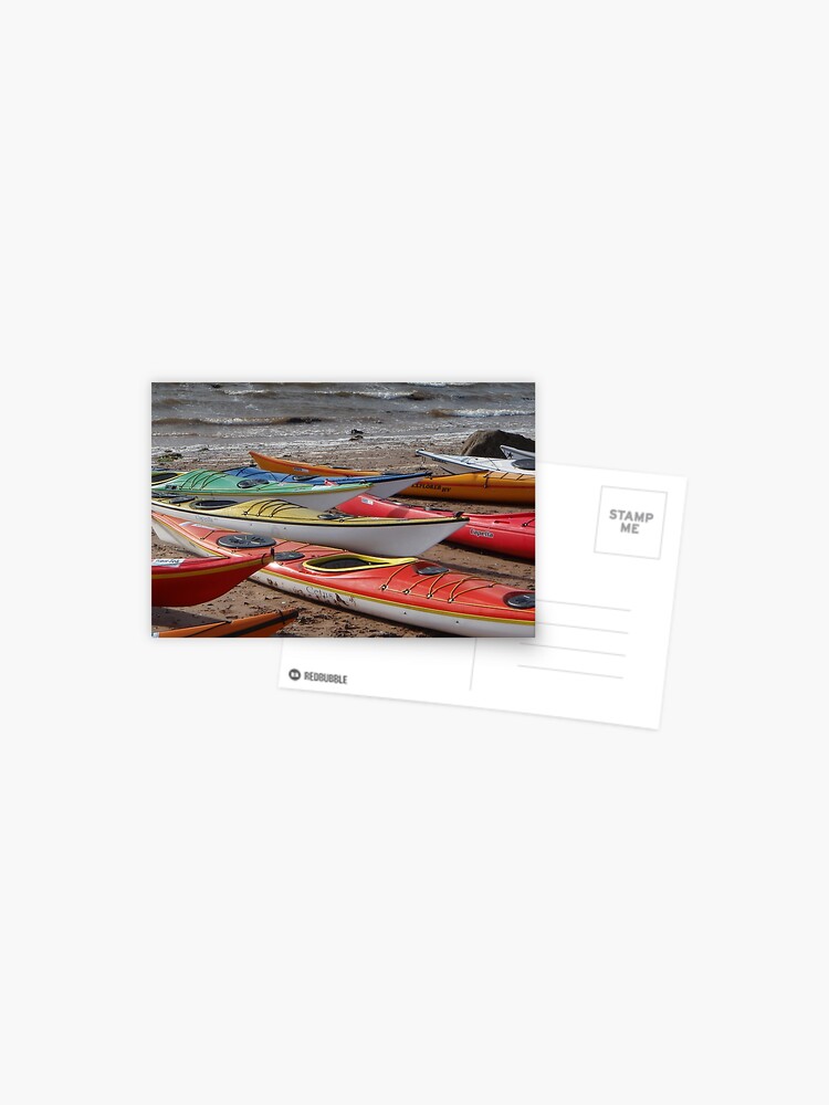 Thumbnail 1 of 2, Postcard, Kayaks galore designed and sold by orcadia.