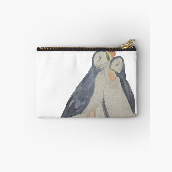 Item preview, Two Puffins in Watercolor designed and sold by WildernessStore.