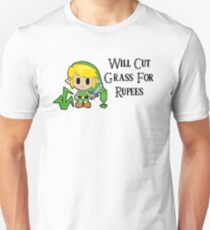 Link Will Cut Grass For Rupees Unisex T-Shirt