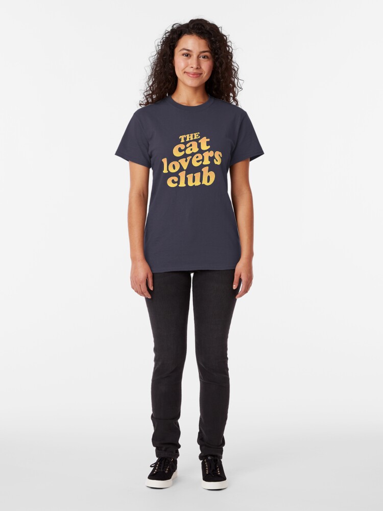 Alternate view of The Cat Lovers Club Classic T-Shirt