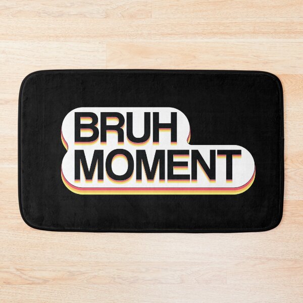 Item preview, Bruh Moment (Black Text) designed and sold by Zontro.