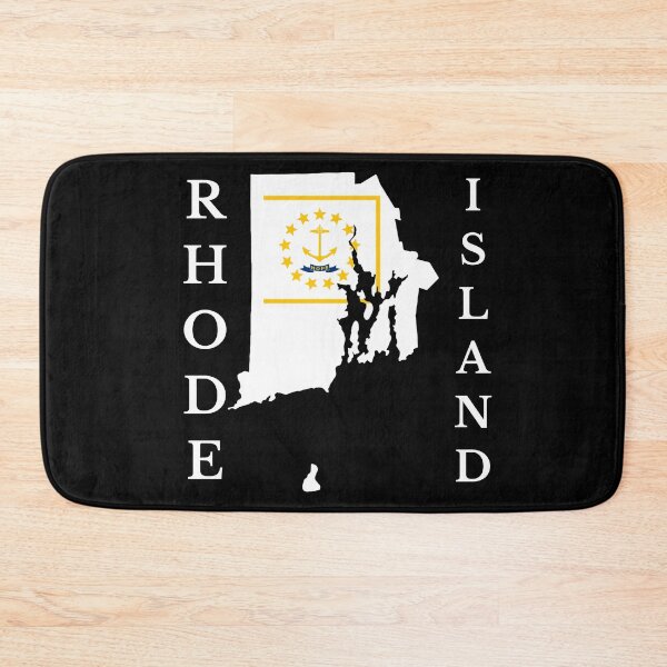 Item preview, Rhode Island Map Flag designed and sold by marosharaf.