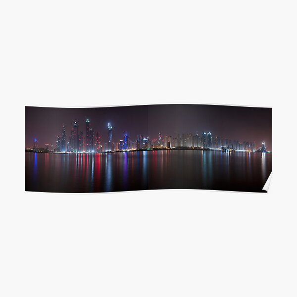 New Dubai Panorama Poster