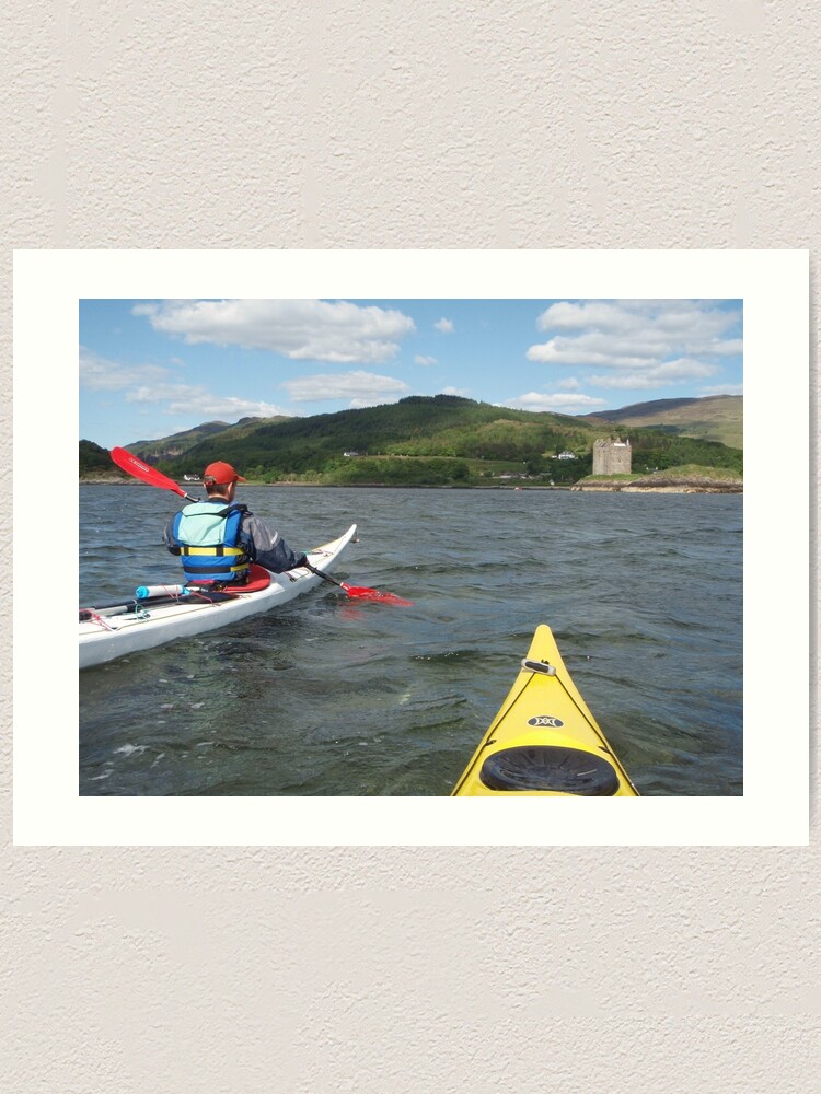 Alternate view of Approaching Castle Stalker Art Print