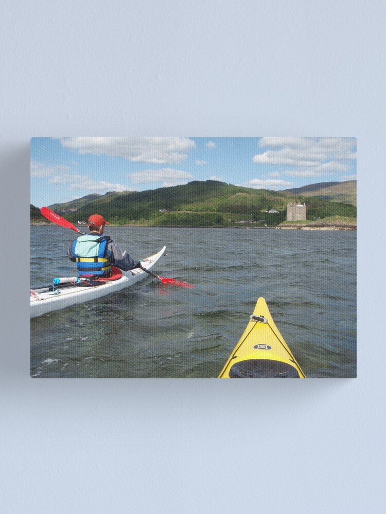 Alternate view of Approaching Castle Stalker Canvas Print