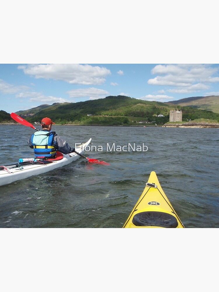Approaching Castle Stalker by orcadia