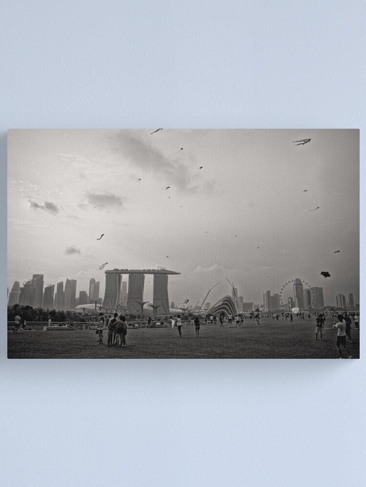 Alternate view of Day of the Kites - Singapore Canvas Print