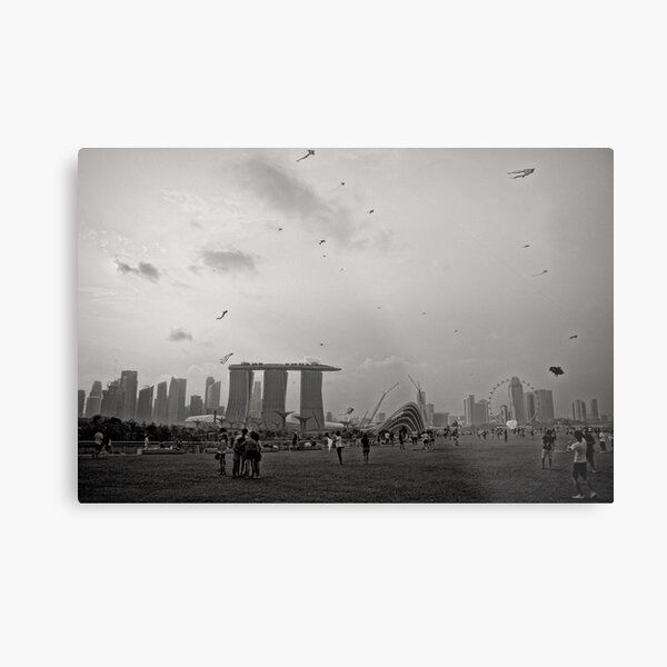Day of the Kites - Singapore Metal Print