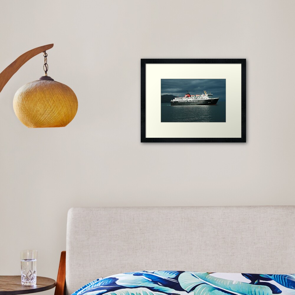 Evening light Framed Art Print