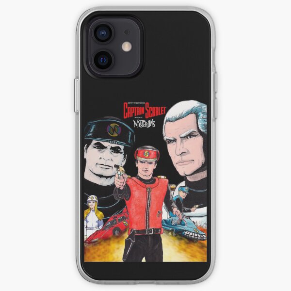 My fourth piece of Captain Scarlet fan art. iPhone Soft Case