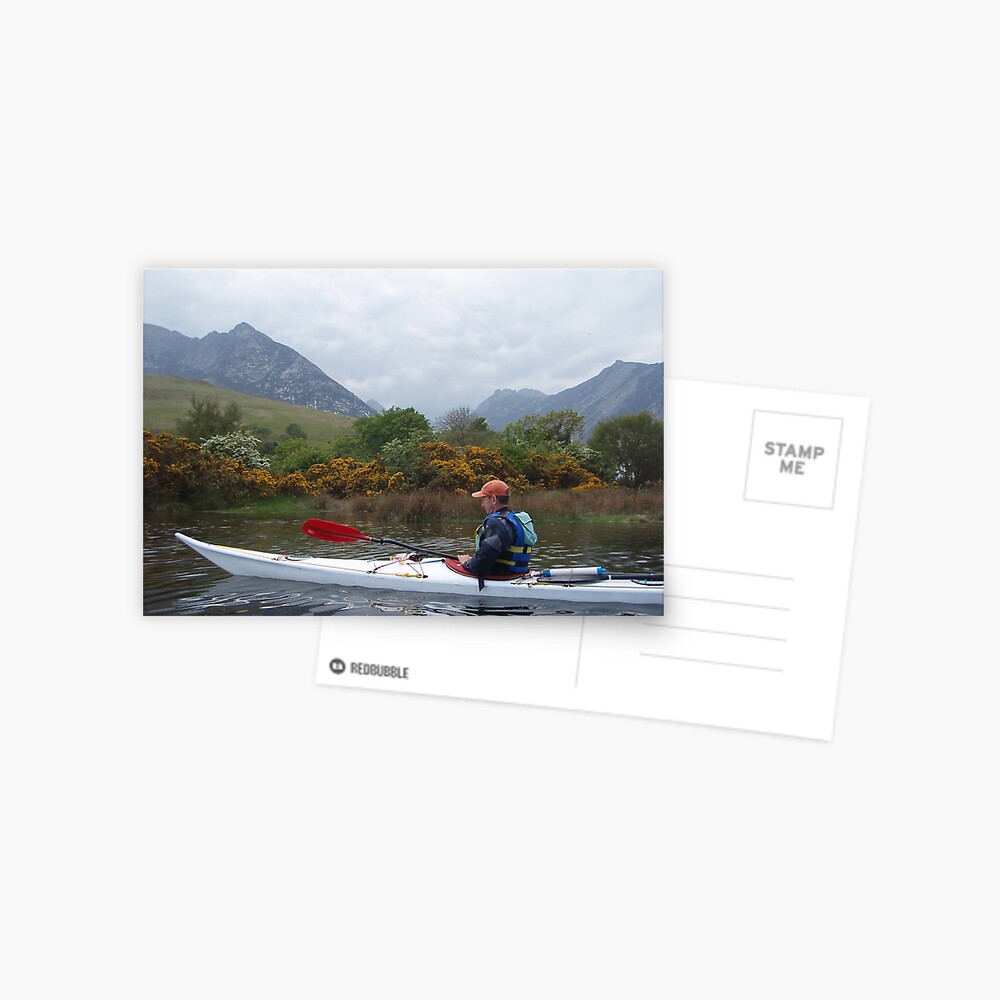 Paddling in Arran Postcard