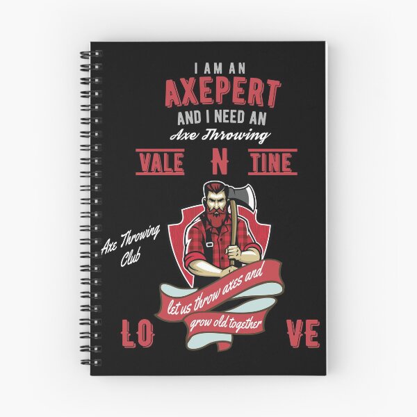 Item preview, Axe Throwing I Am An Axepert And I Need A Valentine Dark designed and sold by funnierthanthou.