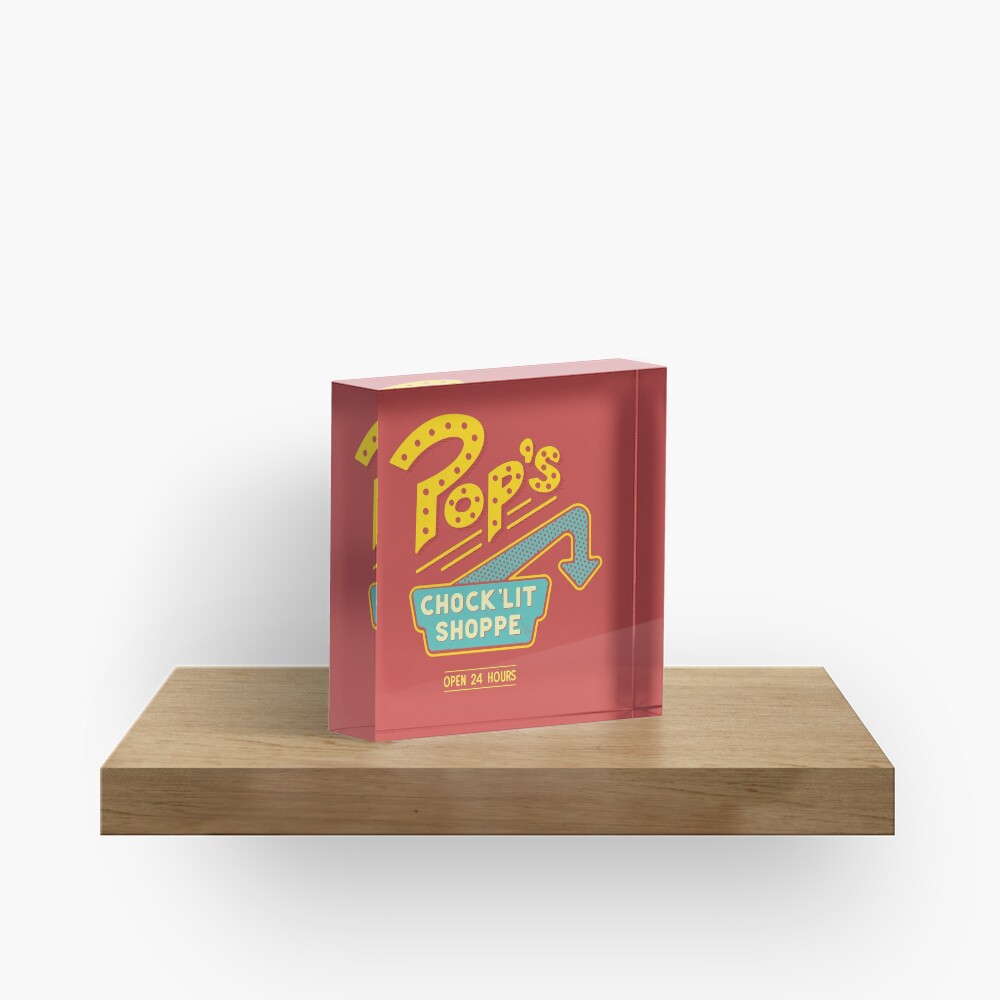 A place to ketchup... Acrylic Block