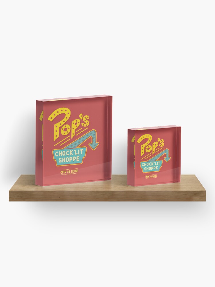 Alternate view of A place to ketchup... Acrylic Block