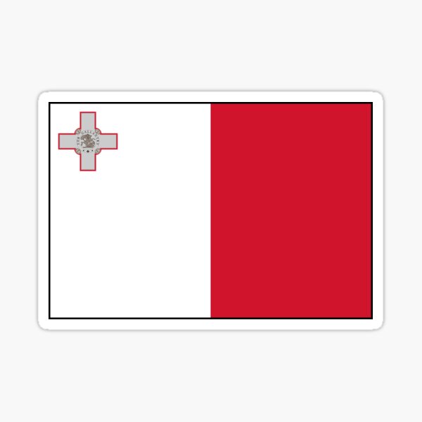 Malta Flag Stickers, Gifts and other Products Sticker