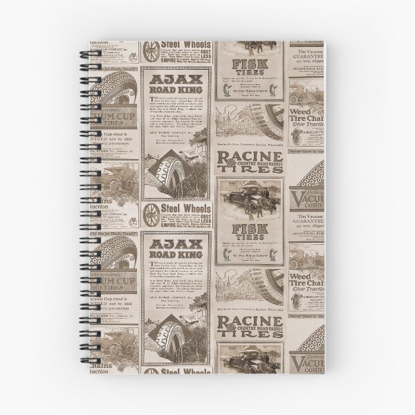 Item preview, Vintage 1920s Newspaper Tire Advertisements designed and sold by VintageStyle.