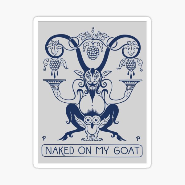 Item preview, Naked on My Goat® designed and sold by Louise Brooks®.