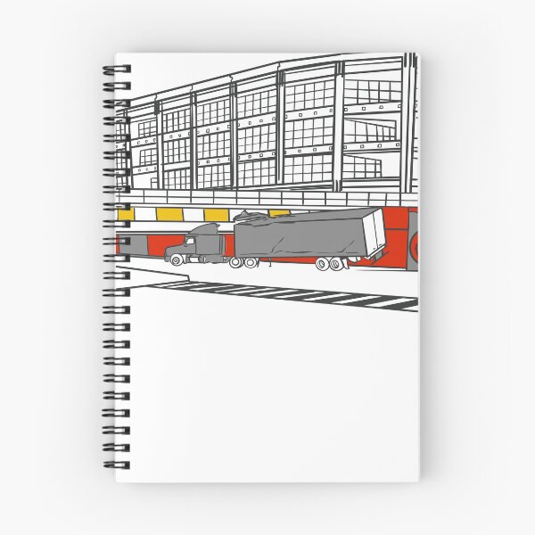 Item preview, Another one bites the Truss, truck hitting a bridge on a college campus designed and sold by Designwebjae.