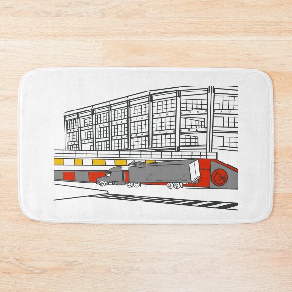 Item preview, Another one bites the Truss, truck hitting a bridge on a college campus designed and sold by Designwebjae.