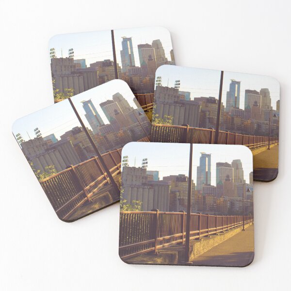 Item preview, Minneapolis Minnesota Skyline at the Stone Arch Bridge designed and sold by anthonylonder.