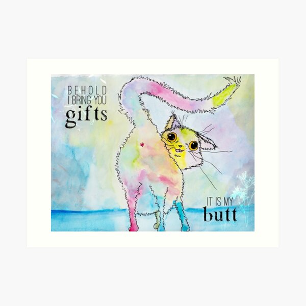 Cats are Giving Creatures Art Print