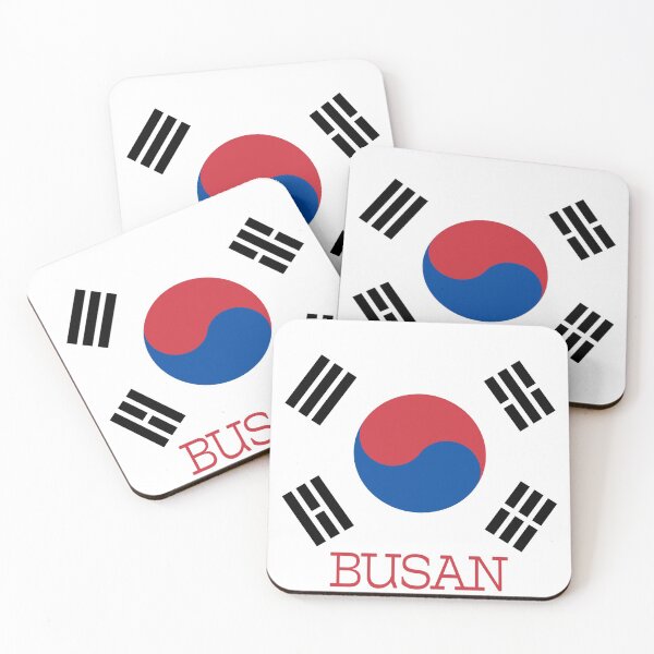 Item preview, Busan - South Korea Red Blue Circle Flag designed and sold by agsduy.