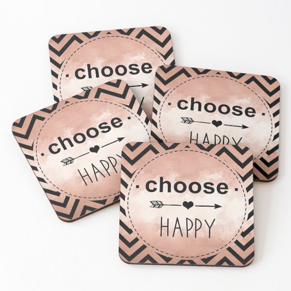 Item preview, Happy quote gold designed and sold by OkihanaShop.