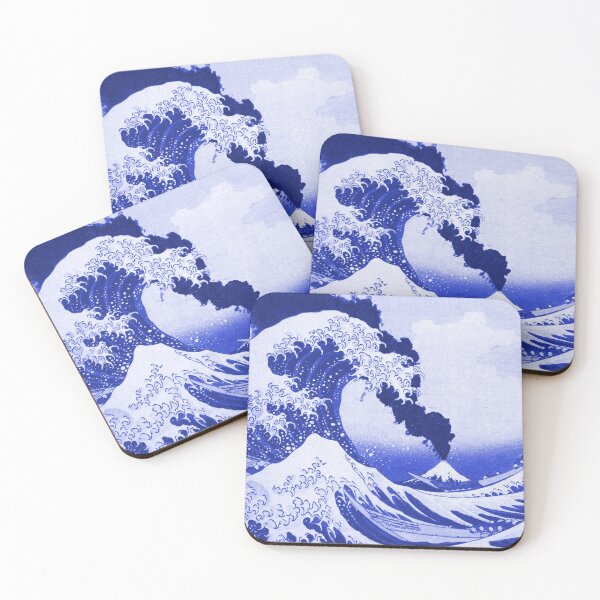 Item preview, The Great Wave Off Kanagawa With Mount Fuji Eruption designed and sold by anthonylonder.