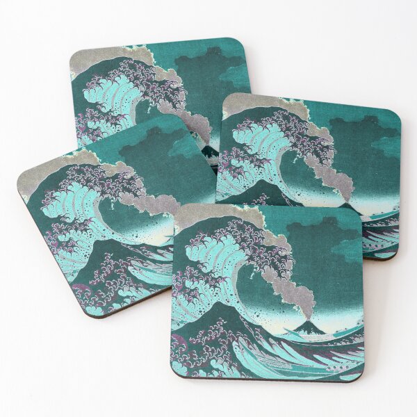 Item preview, The Great Wave Off Kanagawa With Mount Fuji Eruption designed and sold by anthonylonder.